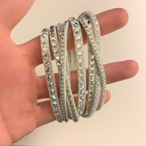 Swarovski Crystal Bracelet - Light Grey